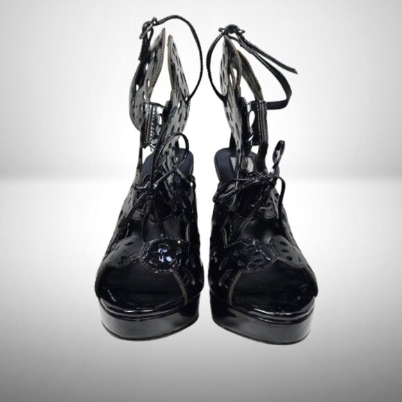 Jimmy Choo Patent Leather Gladiator Sandals Size: 37 - New - Picture 3 of 14